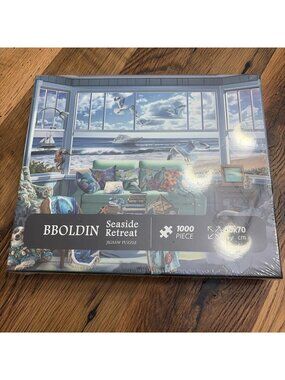 BBOLDIN Seaside Retreat Jigsaw Puzzle 1000 Piece 50x70 Cm New